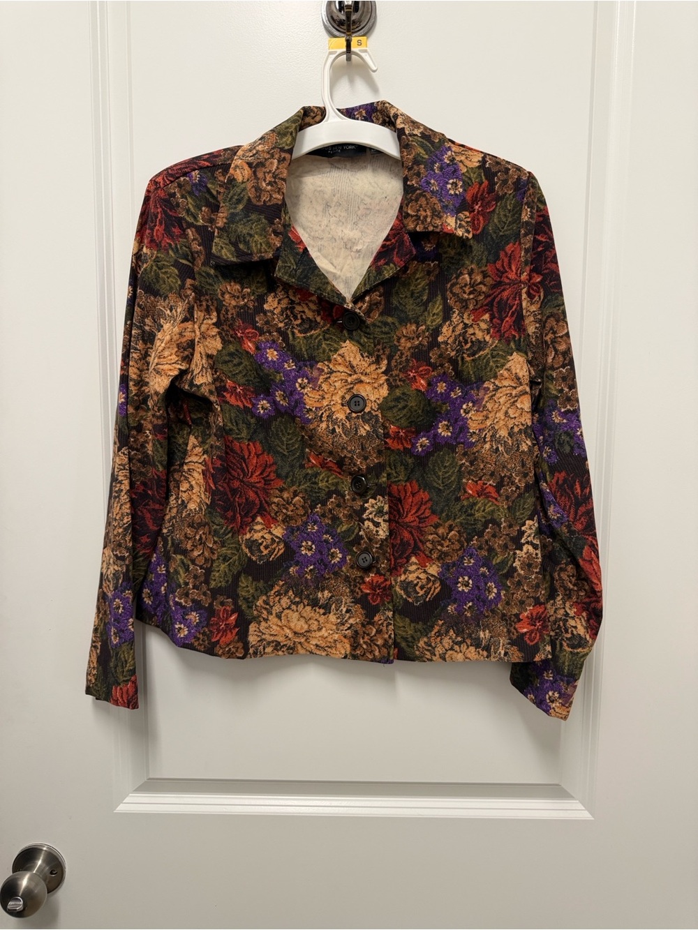 Briggs New York Multicolor Floral Button-Down Jacket
